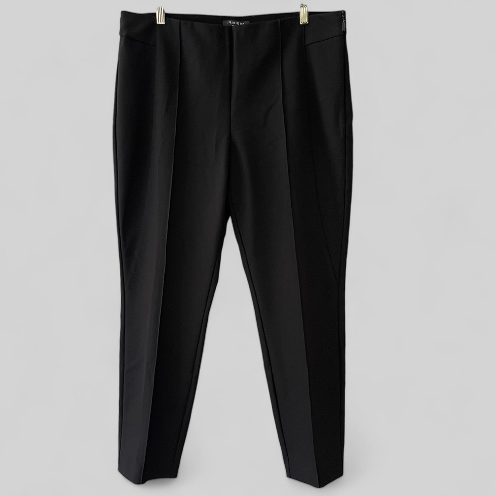 Lafayette 148 Side Zip Black Dress Pants Womens Size 14 Office Classic
